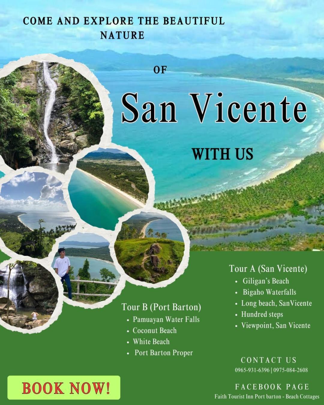 Faith Tourist Inn San Vicente  Bagian luar foto